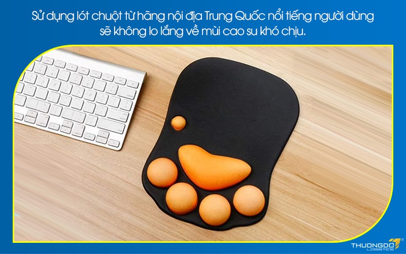 Lót chuột Trung Quốc có mùi cao su khó chịu không?