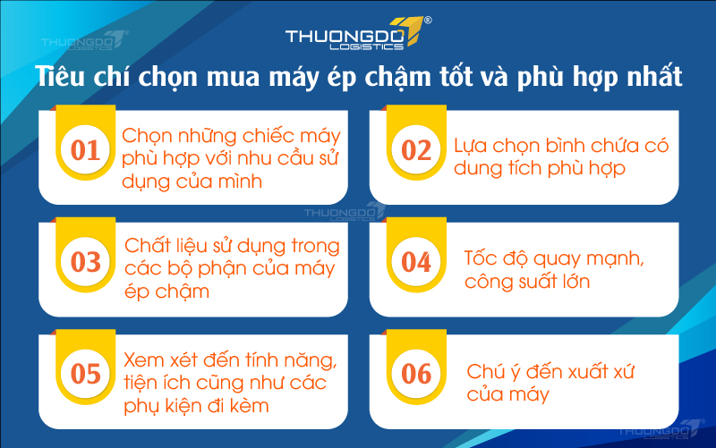 Tiêu chí chọn mua máy ép chậm tốt và phù hợp nhất