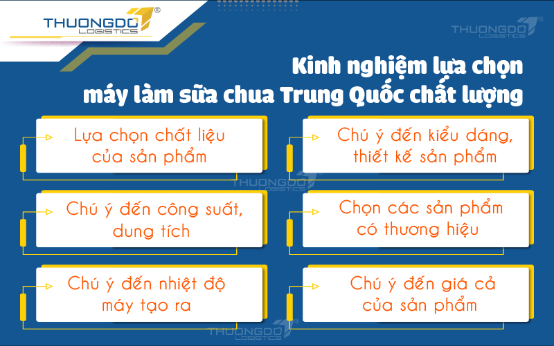 Kinh nghiệm lựa chọn máy làm sữa chua Trung Quốc chất lượng