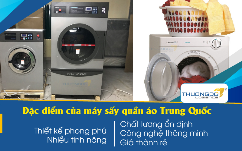 Đặc điểm của máy sấy quần áo Trung Quốc