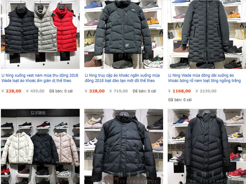 Link shop áo khoác phao cho nam