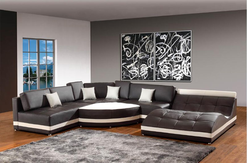 Ghế sofa da phù hợp với phong cách hiện đại