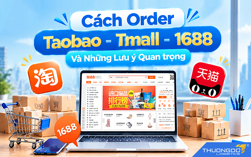Hướng dẫn cách tự order mua hàng trên Taobao Tmall 1688 T9/2026