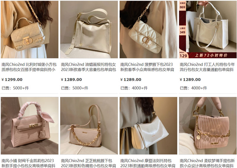 Các mẫu túi xách giá rẻ cực chất lượng trên Taobao
