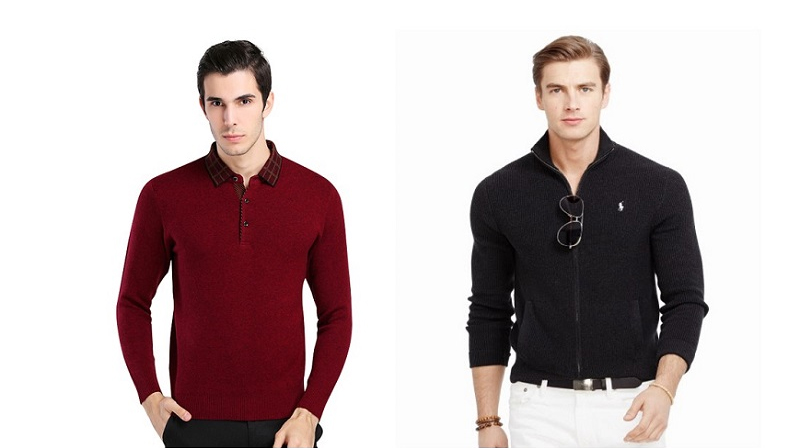 Mẫu áo len cổ polo được rất nhiều quý ông yêu thích