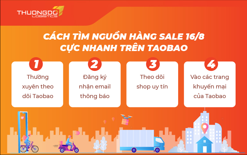 Cách tìm nguồn hàng sale 16/8 cực nhanh trên Taobao