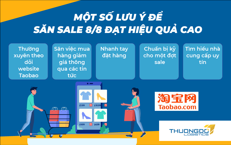 Một số lưu ý để săn sale 8/8 đạt hiệu quả cao