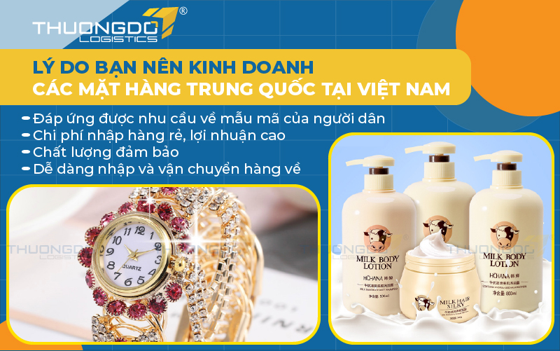 Lý do bạn nên kinh doanh các mặt hàng Trung Quốc tại Việt Nam