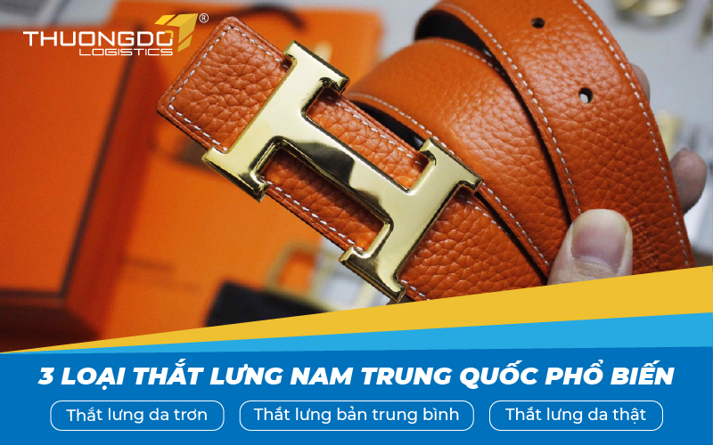 Order thắt lưng nam trên các trang TMĐT tại Thương Đô Logistics