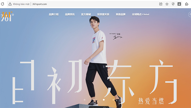 Trang web chính thức của 361°