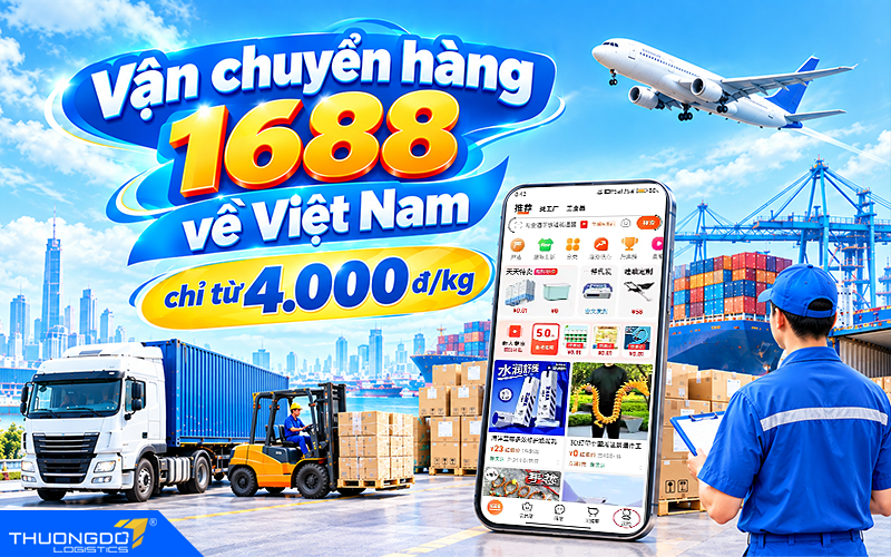 Vận chuyển hàng 1688 về Việt Nam T10/2026: Các hình thức, phí, kinh nghiệm