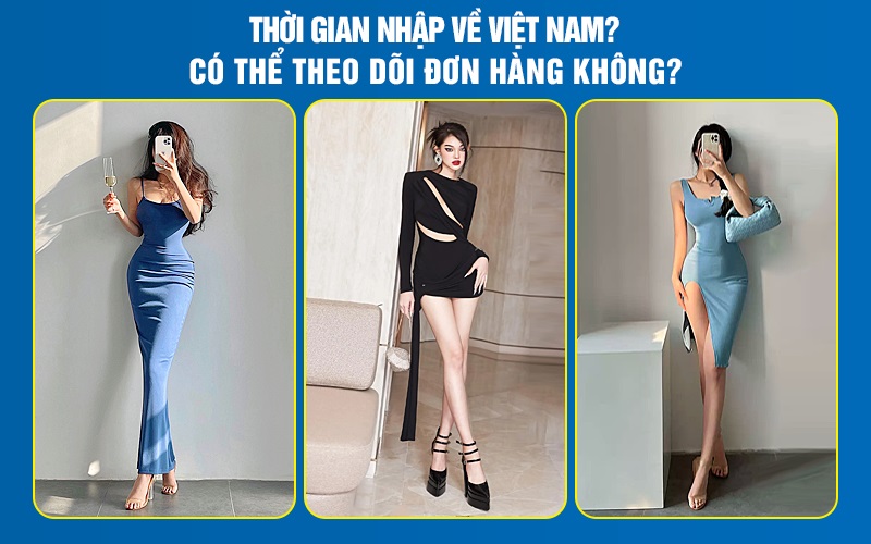 Thời gian nhập về Việt Nam? Có thể theo dõi đơn hàng không?