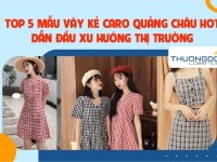 Top 5+ mẫu váy kẻ caro Quảng Châu hot dẫn đầu xu hướng thị trường