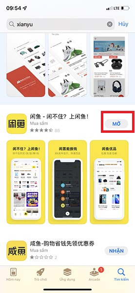 Tải ứng dụng Xianyu về máy