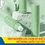 Kinh nghiệm lựa chọn xịt khử mùi cho nữ Trung Quốc cực tốt không thể bỏ lỡ